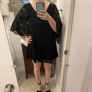 Black Lace Francesca’s Dress